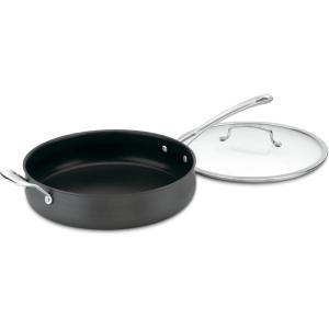 image:imageCuisinart Contour Hard Anodized 5 Quart Saut Pan wHelper Handle amp Cover