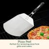 image:imageCuisinart 3 Piece Pizza Grilling Pack 13 Round Pizza Stone for Grill with Cutter and Foldable Stainless Steel Peel Complete Set to Build Your Own Pizzas at Home