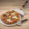 image:imageCuisinart 3 Piece Pizza Grilling Pack 13 Round Pizza Stone for Grill with Cutter and Foldable Stainless Steel Peel Complete Set to Build Your Own Pizzas at Home