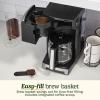 image:imageCuisinart Personal Brew 12Cup Coffee Maker Automatic Coffee Machine Programmable Coffee Maker for Home Brewing Convenience with Adjustable Brew Strength Stainless SteelBlack DCC12