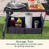 image:imageCuisinart Prep N Go Folding Gas Grill Portable StandUp Propane Grill with Compact Fold and Storage Tote Wheels and Side Table 18000 BTUs for Camping Tailgating Outdoor Cooking