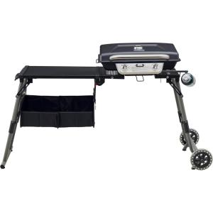 image:imageCuisinart Prep N Go Folding Gas Grill Portable StandUp Propane Grill with Compact Fold and Storage Tote Wheels and Side Table 18000 BTUs for Camping Tailgating Outdoor Cooking