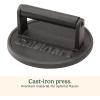 image:imageCuisinart 6 Stainless Steel Smashed Burger Press Juicy and Crispy Burgers for BBQs CookoutsCast Iron