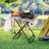 image:imageCuisinart Fold n Go Prep Table Portable Folding Table and Grill Stand with Tool hooks Trash Bag Holder Paper Towel Rack 24 x 20 Steel Food Prep Station Perfect for BBQs Tailgates and Camping