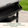 image:imageCuisinart Prep n Cook Outdoor Table and Grill Stand Stainless Steel Folding Table with Wheels 48 x 24 Prep Station for Home BBQ Tailgates Cookouts