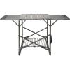 image:imageCuisinart Take Along Grill Stand Lightweight Portable Folding Table with Side Tables Cup Holders Tool Hooks and Storage Shelf Collapsible Table No Assembly Required for BBQs and Camping