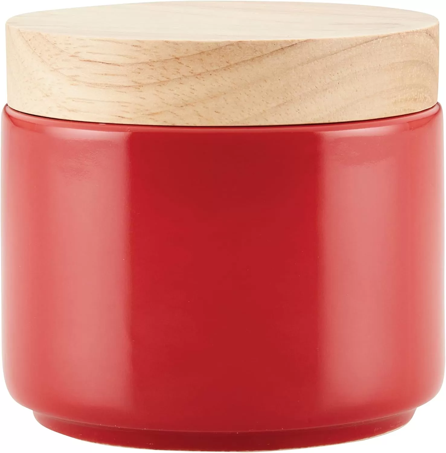 imageRachael Ray Ceramics Stacking SpiceSeasoning Box Set with Lid 2 Piece Light GrayRed