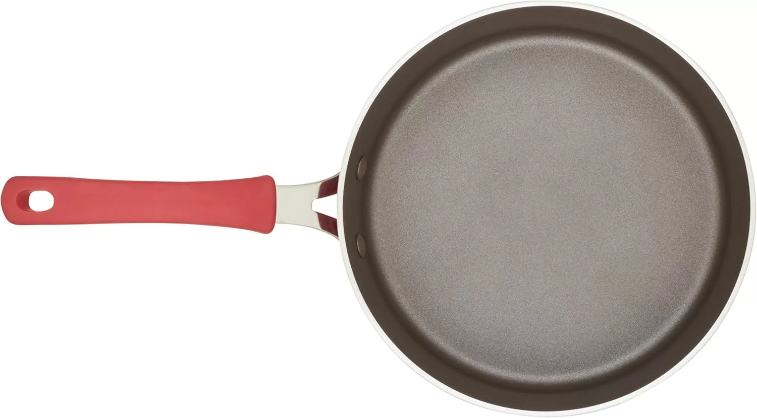 imageRachael Ray Cook  Create Nonstick Cookware Saute Pan with Lid 3 Quart  OrangeRed