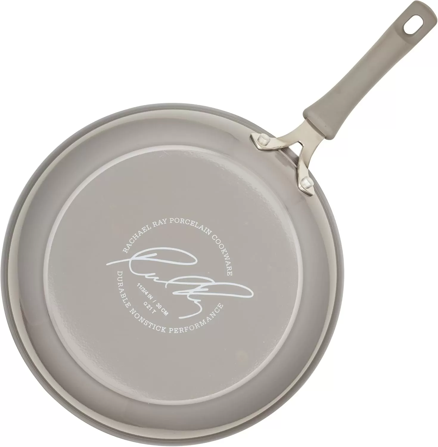 imageRachael Ray Cook  Create Nonstick Frying PansSkillet Set 95 Inch and 1175 Inch RedGray