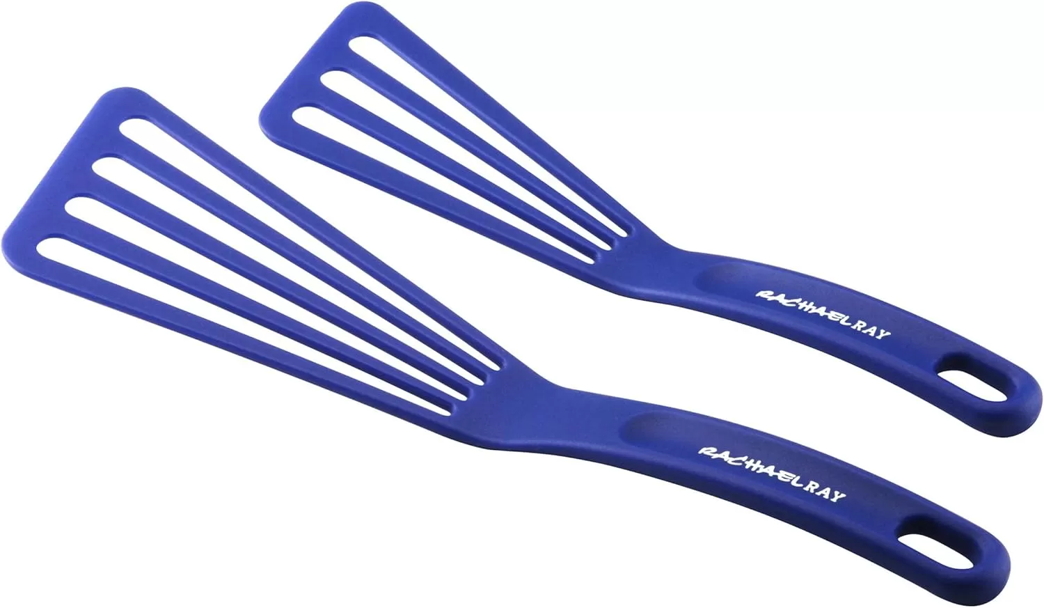 imageRachael Ray KitchenTools and Gadgets Nylon Cooking Utensils  Spatula  Fish Turners  2 Piece RoseBlue