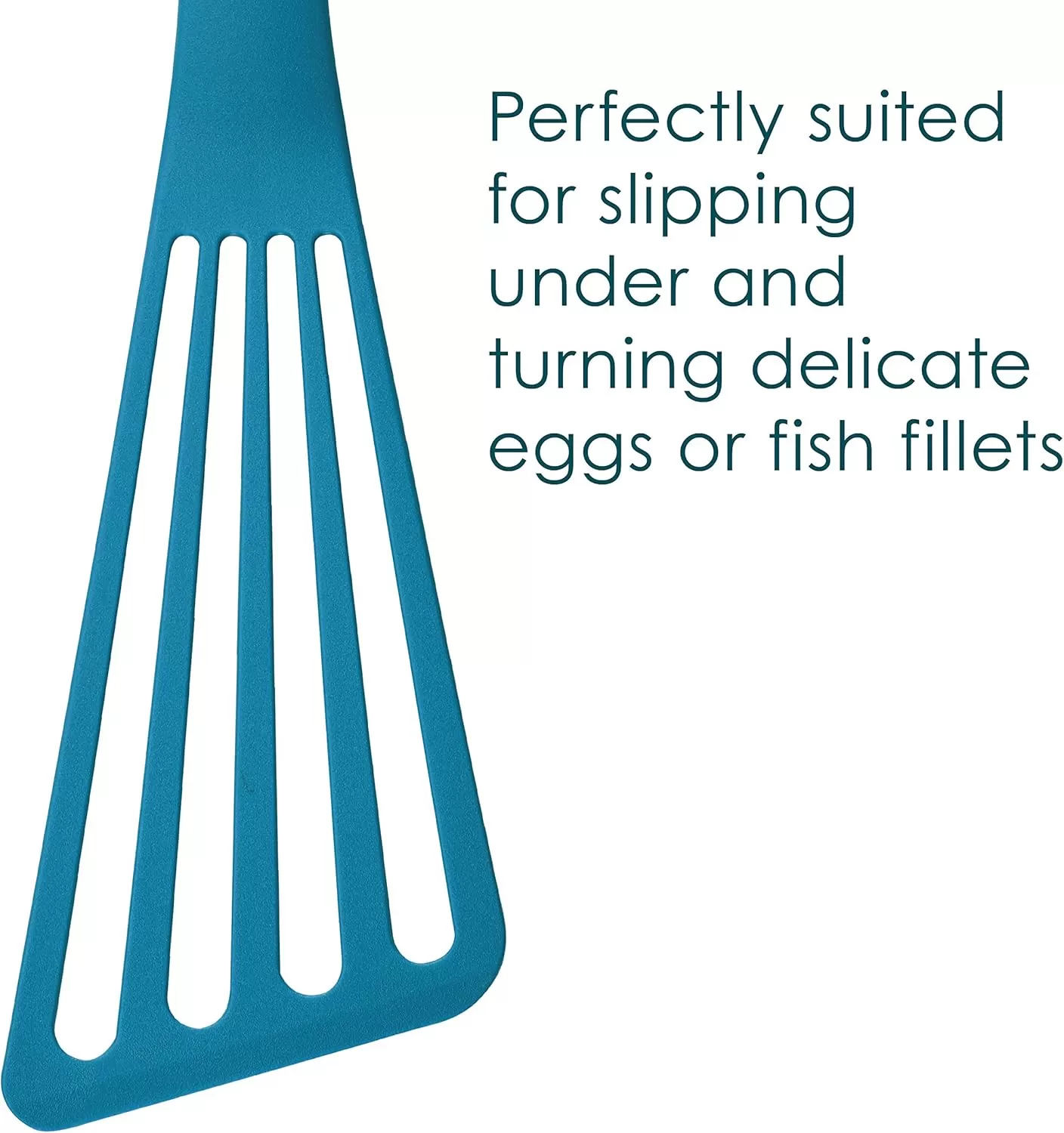 imageRachael Ray KitchenTools and Gadgets Nylon Cooking Utensils  Spatula  Fish Turners  2 Piece RoseMarine Blue