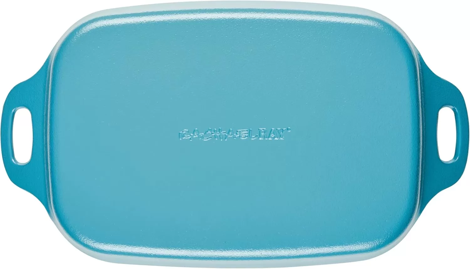 imageRachael Ray NITRO Cast Iron Roasting Lasagna PanBaking Dish RoasterRectangular 9 Inch x 13 Inch RedAgave Blue