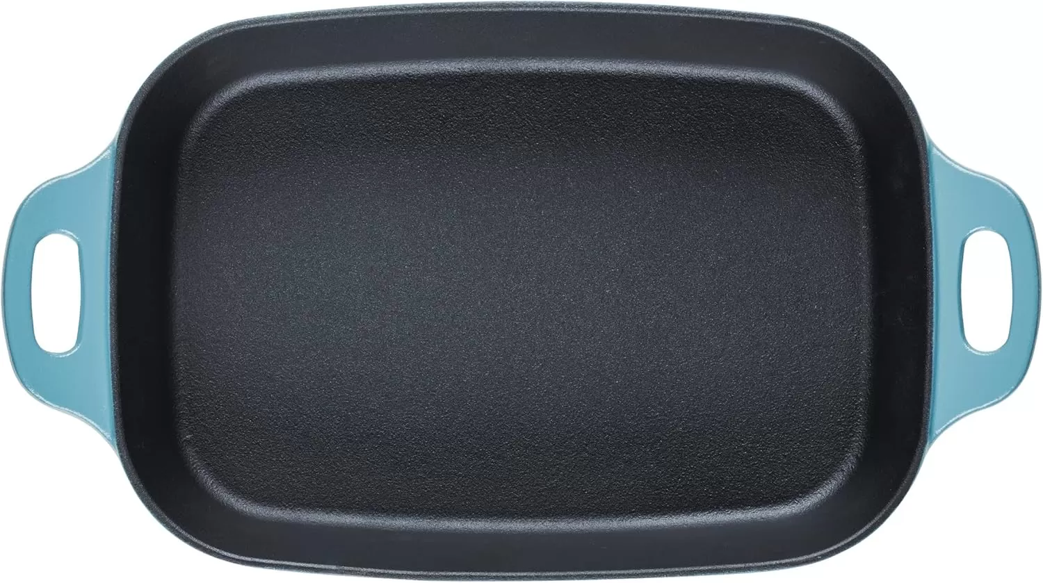 imageRachael Ray NITRO Cast Iron Roasting Lasagna PanBaking Dish RoasterRectangular 9 Inch x 13 Inch RedAgave Blue