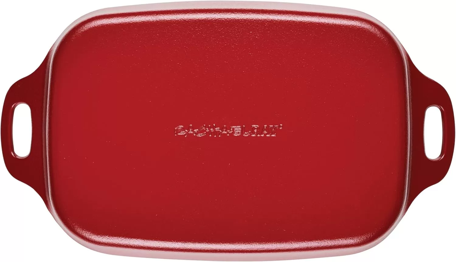imageRachael Ray NITRO Cast Iron Roasting Lasagna PanBaking Dish RoasterRectangular 9 Inch x 13 Inch RedRed