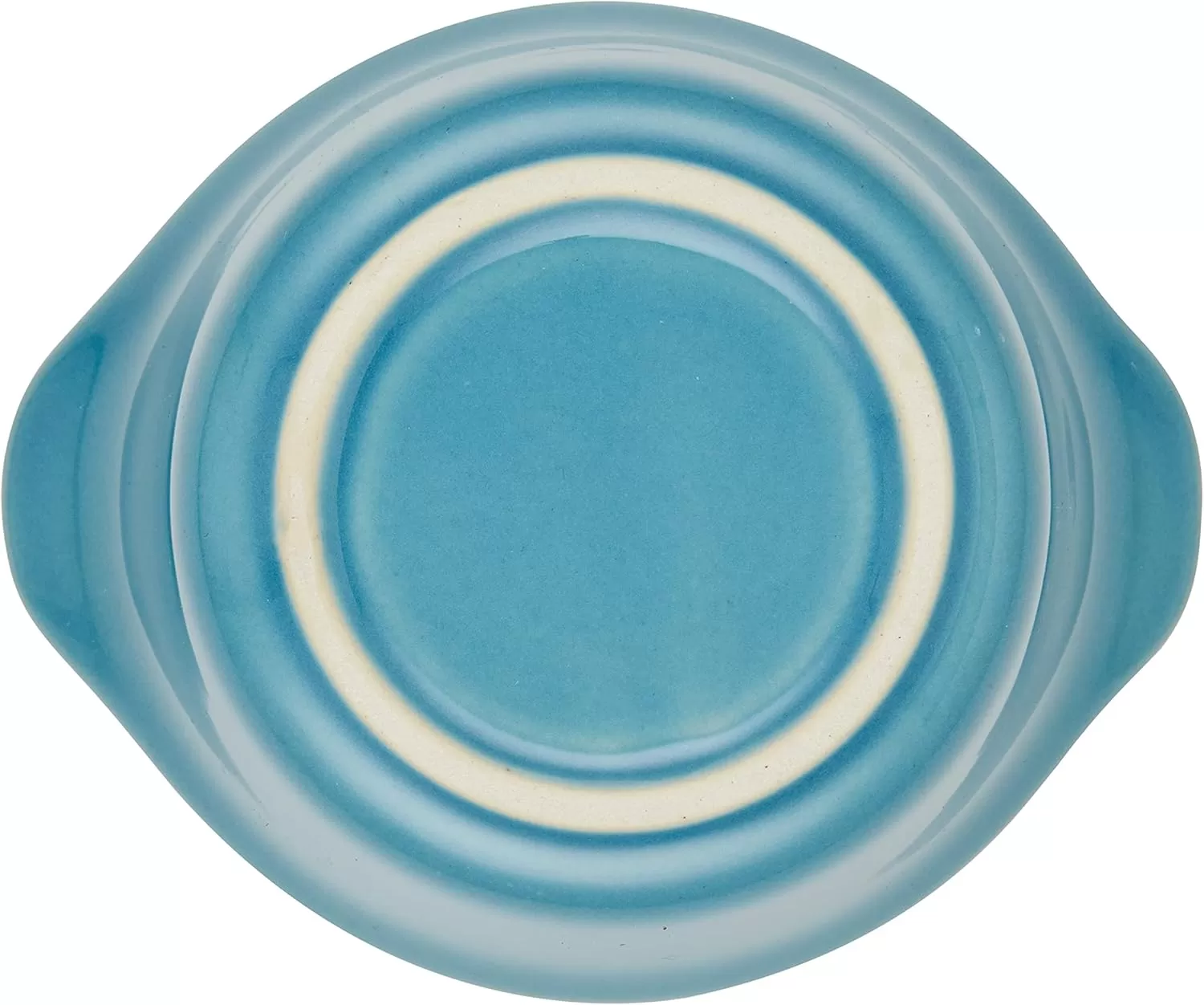 imageRachael Ray Solid Glaze Ceramics Round RamekinsDipping Cup Set 4 Piece Agave BlueAgave Blue