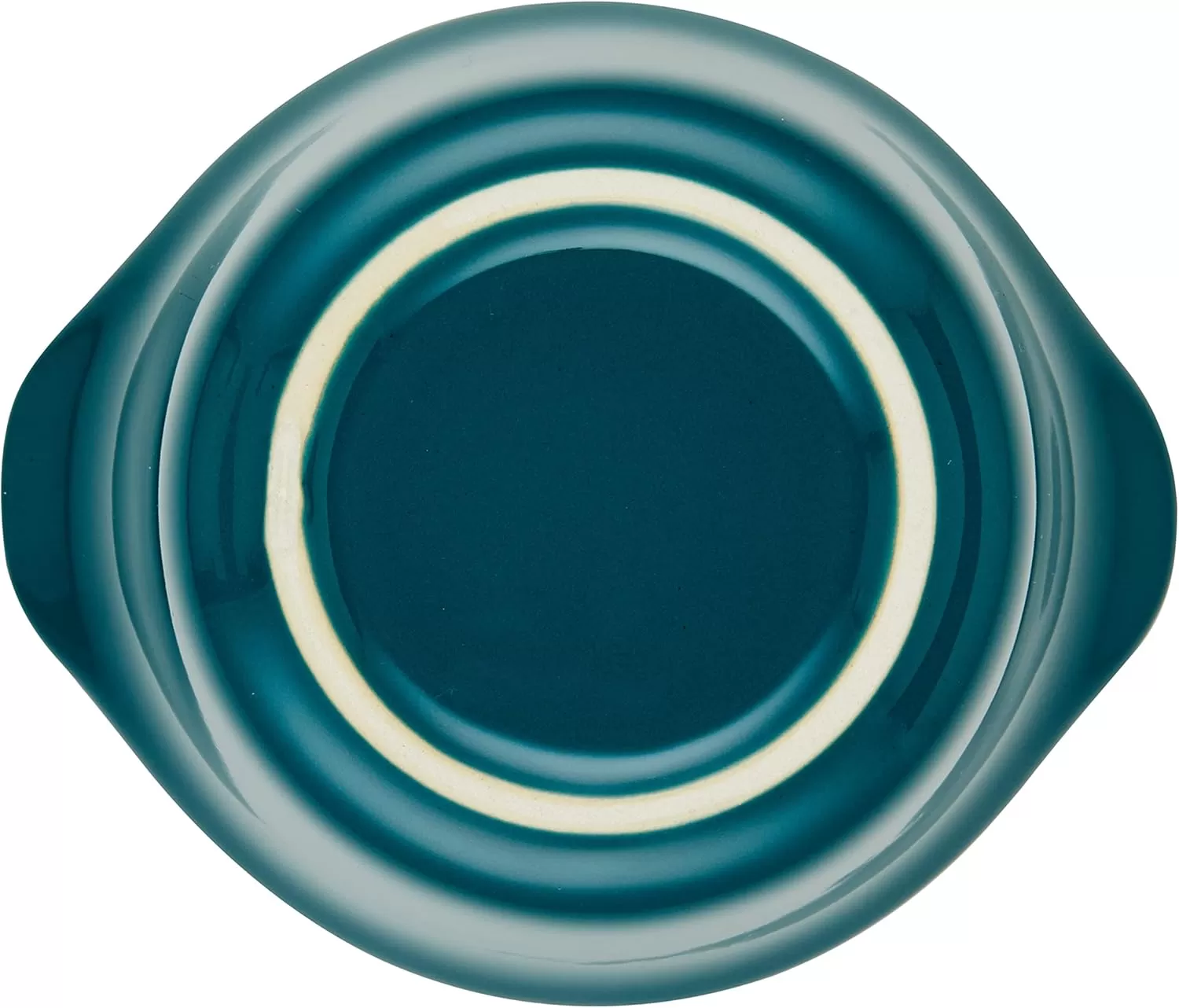 imageRachael Ray Solid Glaze Ceramics Round RamekinsDipping Cup Set 4 Piece Agave BlueTeal