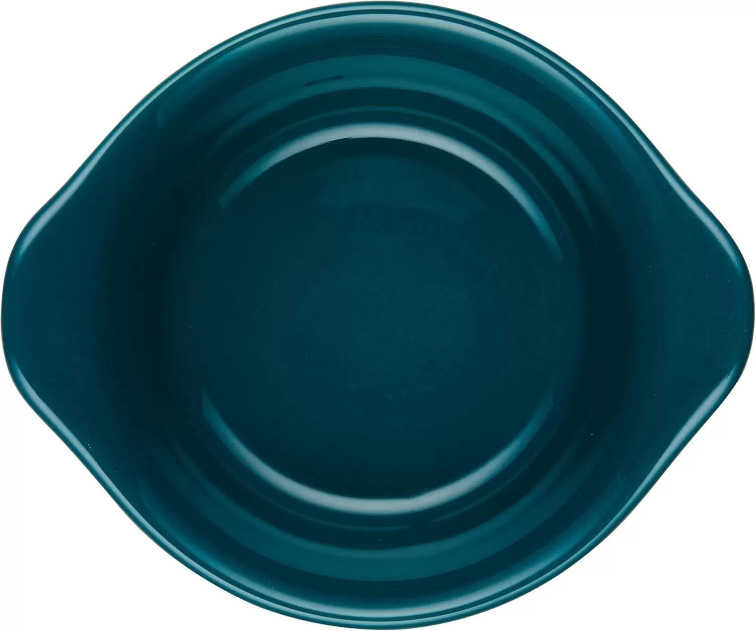 imageRachael Ray Solid Glaze Ceramics Round RamekinsDipping Cup Set 4 Piece Agave BlueTeal