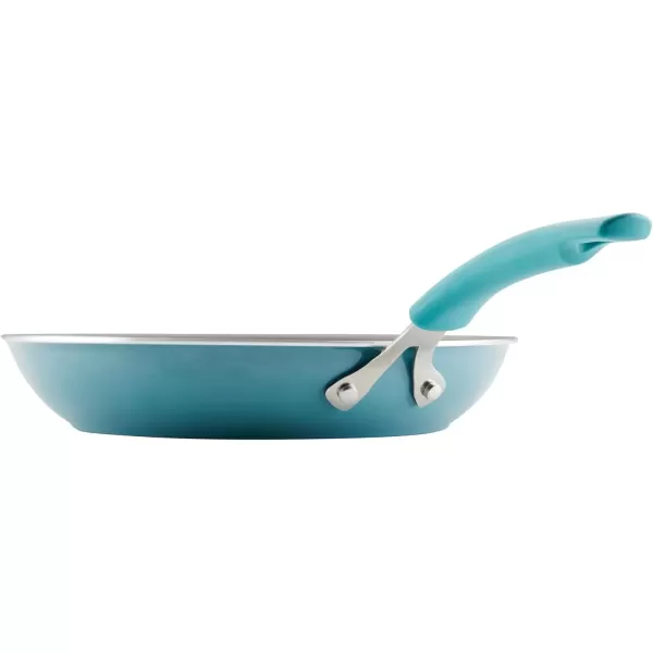 imageRachael Ray Cook  Create Nonstick Frying PansSkillet Set 95 Inch and 1175 Inch RedAgave Blue
