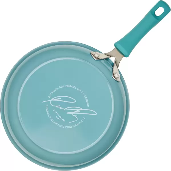 imageRachael Ray Cook  Create Nonstick Frying PansSkillet Set 95 Inch and 1175 Inch RedAgave Blue