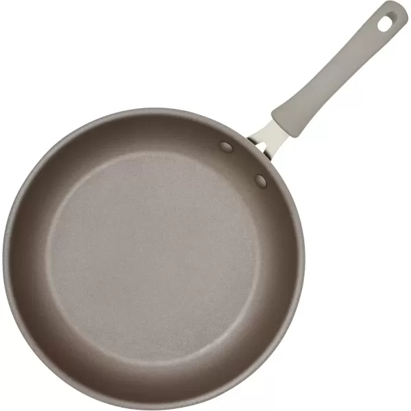 imageRachael Ray Cook  Create Nonstick Frying PansSkillet Set 95 Inch and 1175 Inch RedGray