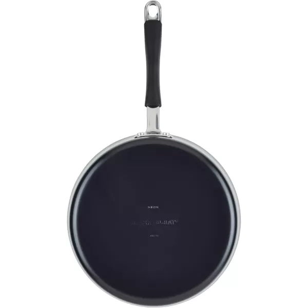 imageRachael Ray Cucina Ceramic Nonstick Saute Pan with Lid 3 Quart Non Stick Sauteuse Pan Dishwasher Safe  AlmondPeppercorn