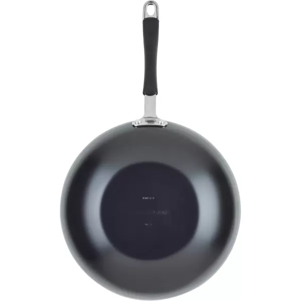 imageRachael Ray Cucina Ceramic Nonstick Saute Pan with Lid 3 Quart Non Stick Sauteuse Pan Dishwasher Safe  AlmondPeppercorn