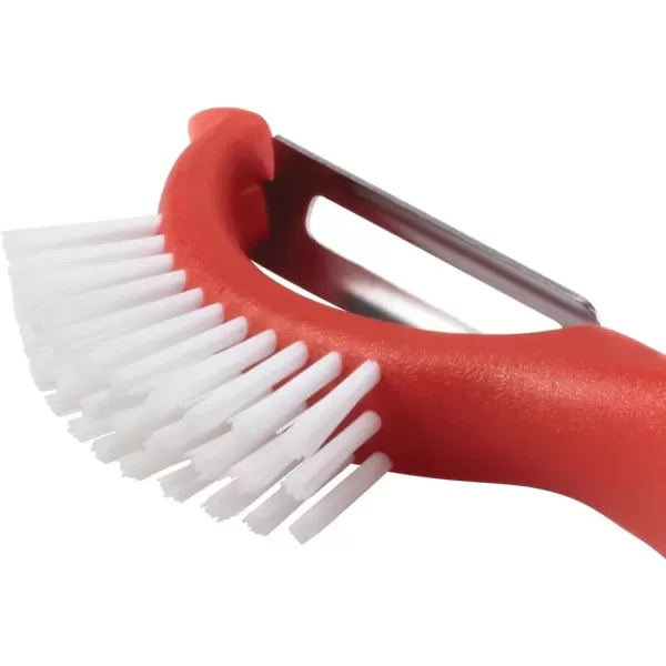 imageRachael Ray Kitchen Gadgets VegetableFruit Peeler with Brush 3In1 Tool RedRed