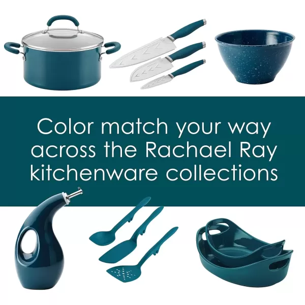 imageRachael Ray KitchenTools and Gadgets Nylon Cooking Utensils  Spatula  Fish Turners  2 Piece RoseMarine Blue