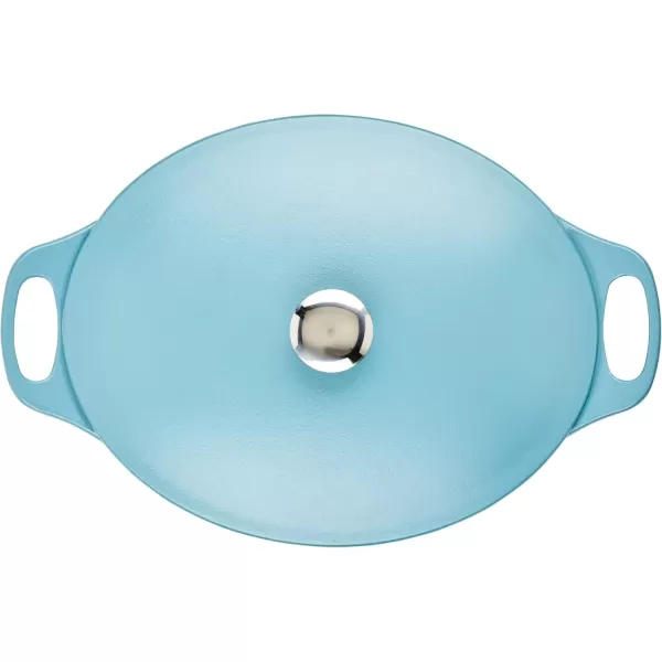 imageRachael Ray NITRO Cast Iron Dutch Oven 65 Quart Agave BlueAgave Blue