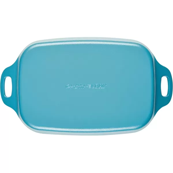 imageRachael Ray NITRO Cast Iron Roasting Lasagna PanBaking Dish RoasterRectangular 9 Inch x 13 Inch RedAgave Blue