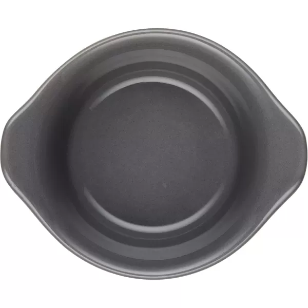 imageRachael Ray Solid Glaze Ceramics Round RamekinsDipping Cup Set 4 Piece Agave BlueGray