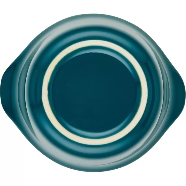 imageRachael Ray Solid Glaze Ceramics Round RamekinsDipping Cup Set 4 Piece Agave BlueTeal