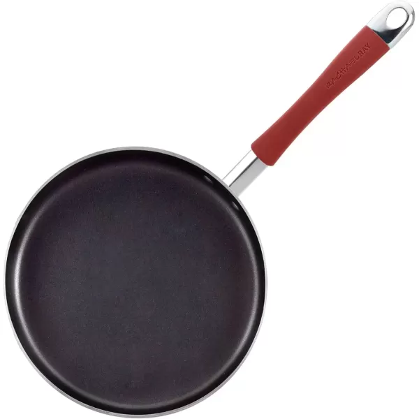 imageRachael Ray  16802 Rachael Ray Cucina Nonstick Cookware Pots and Pans Set 12 Piece Sea Salt GrayCranberry Red