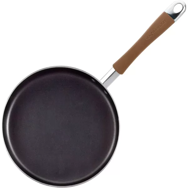 imageRachael Ray  16802 Rachael Ray Cucina Nonstick Cookware Pots and Pans Set 12 Piece Sea Salt GrayMushroom Brown