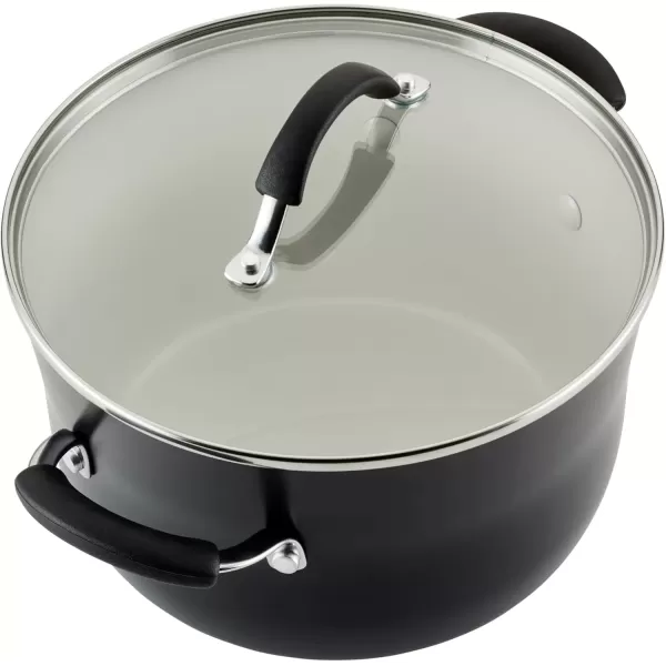 imageRachael Ray  16802 Rachael Ray Cucina Nonstick Cookware Pots and Pans Set 12 Piece Sea Salt GrayPeppercorn