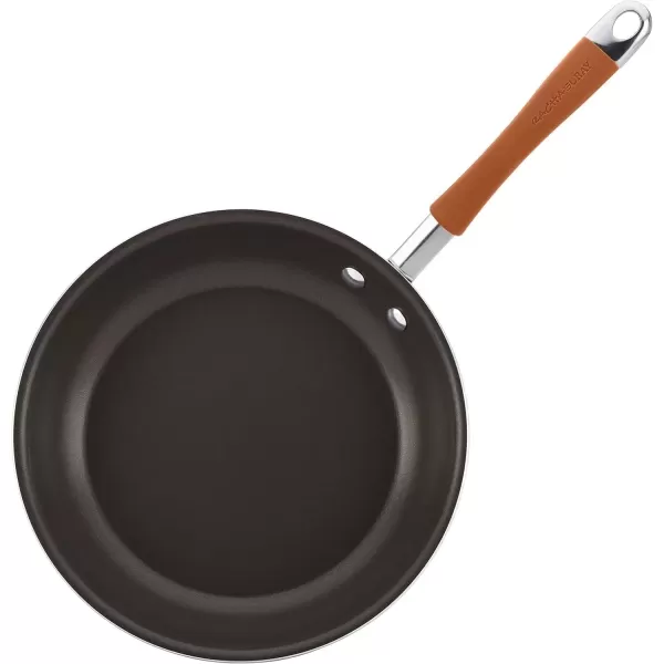 imageRachael Ray  16802 Rachael Ray Cucina Nonstick Cookware Pots and Pans Set 12 Piece Sea Salt GrayPumpkin Orange