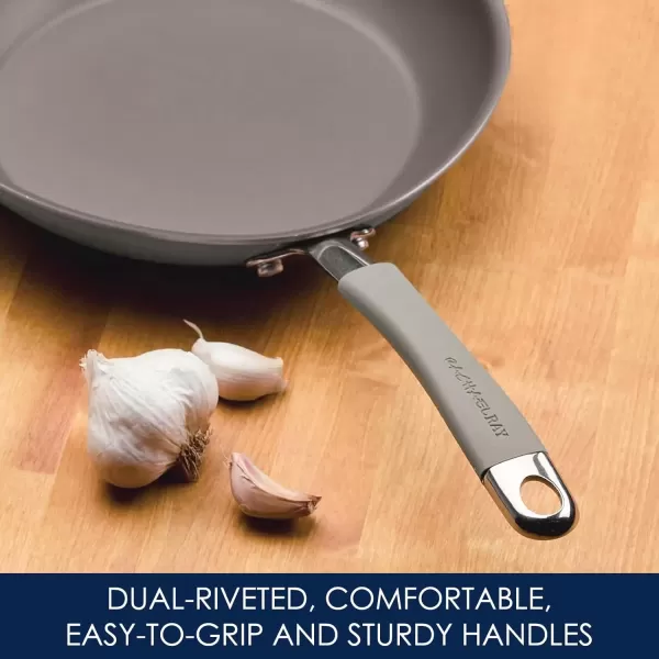 imageRachael Ray  16802 Rachael Ray Cucina Nonstick Cookware Pots and Pans Set 12 Piece Sea Salt GraySea Salt Gray