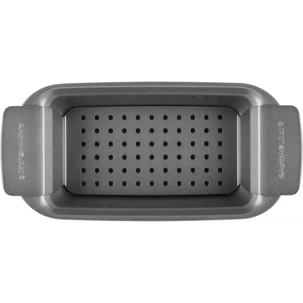 imageRachael Ray Bakeware MeatloafNonstick Baking Loaf Pan with Insert 9 Inch x 5 Inch GrayLoaf Pan