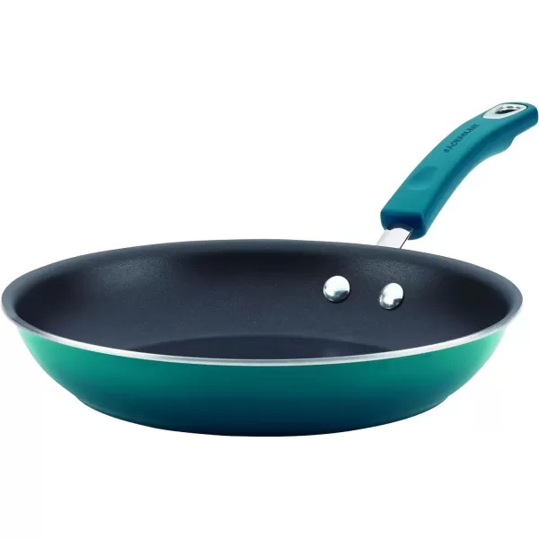 imageRachael Ray Brights Nonstick Frying Pan Set  Fry Pan Set  Skillet Set  925 Inch and 11 Inch GrayMarine Blue
