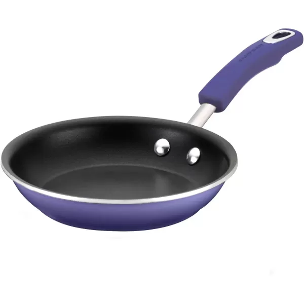 imageRachael Ray Brights Nonstick Frying Pan Set  Fry Pan Set  Skillet Set  925 Inch and 11 Inch GrayPurple Gradient