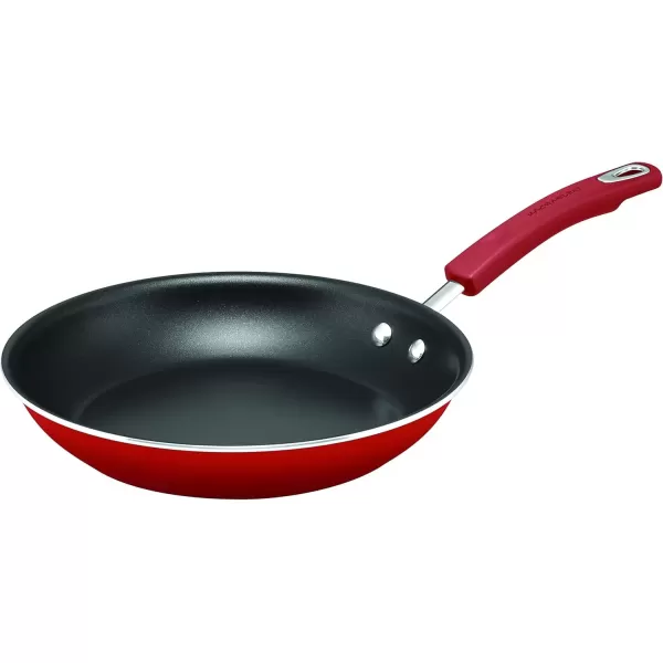imageRachael Ray Brights Nonstick Frying Pan Set  Fry Pan Set  Skillet Set  925 Inch and 11 Inch GrayRed Gradient