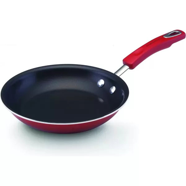imageRachael Ray Brights Nonstick Frying Pan Set  Fry Pan Set  Skillet Set  925 Inch and 11 Inch GrayRed Gradient