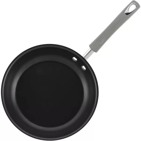 imageRachael Ray Brights Nonstick Frying Pan Set  Fry Pan Set  Skillet Set  925 Inch and 11 Inch GraySea Salt Gray