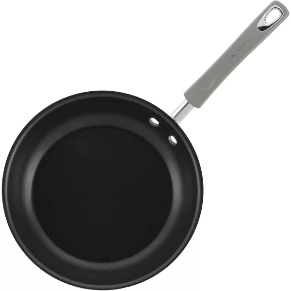 imageRachael Ray Brights Nonstick Frying Pan Set  Fry Pan Set  Skillet Set  925 Inch and 11 Inch GraySea Salt Gray Gradient