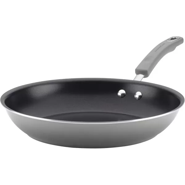 imageRachael Ray Brights Nonstick Frying Pan Set  Fry Pan Set  Skillet Set  925 Inch and 11 Inch GraySea Salt Gray Gradient