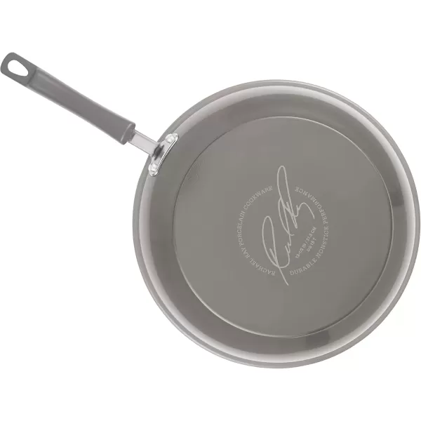imageRachael Ray Brights Nonstick Frying Pan Set  Fry Pan Set  Skillet Set  925 Inch and 11 Inch GraySea Salt Gray Gradient