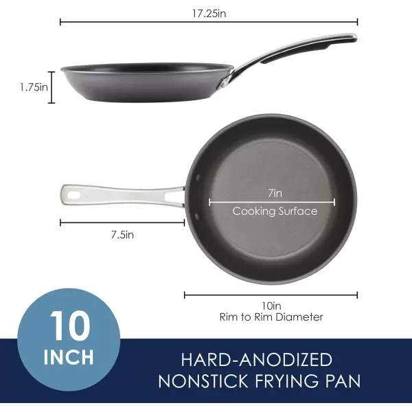 imageRachael Ray Cook  Create Hard Anodized Nonstick Saucier PanSaucepan with Lid and Helper Handle 45 Quart  Black10