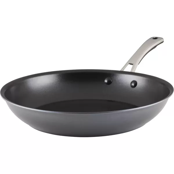 imageRachael Ray Cook  Create Hard Anodized Nonstick Saucier PanSaucepan with Lid and Helper Handle 45 Quart  Black125