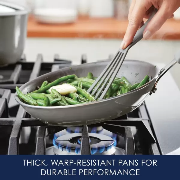 imageRachael Ray Cook  Create Nonstick CookwarePots and Pan Set 10 Piece Gray