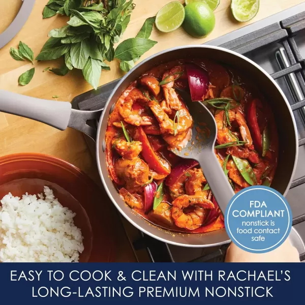 imageRachael Ray Cook  Create Nonstick Saut Pan with Lid 3 Quart GrayGray
